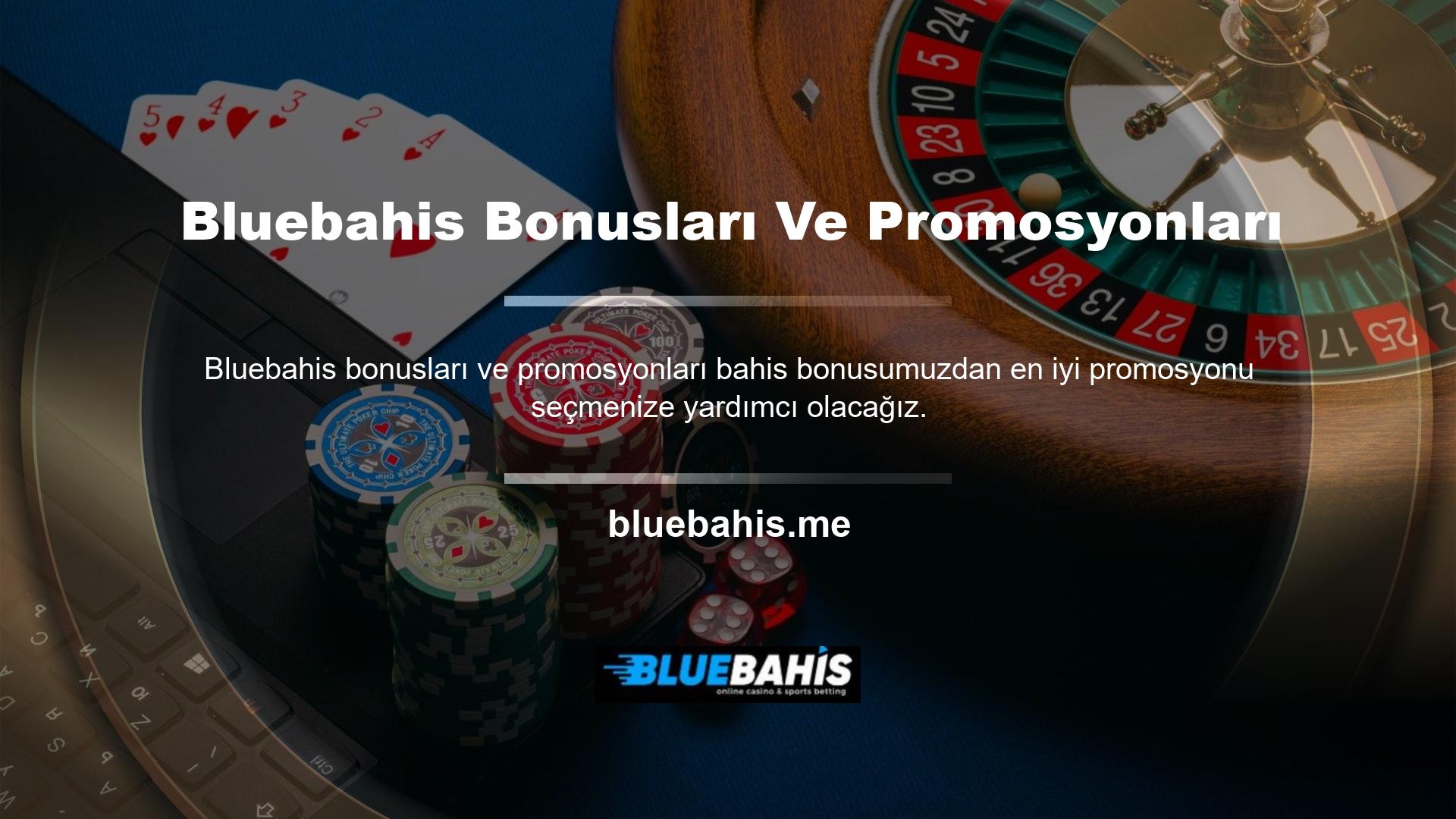 Bluebahis bonusları ve promosyonları hakkında daha fazla bilgi için web sitesinin promosyonlar sayfasını ziyaret edin