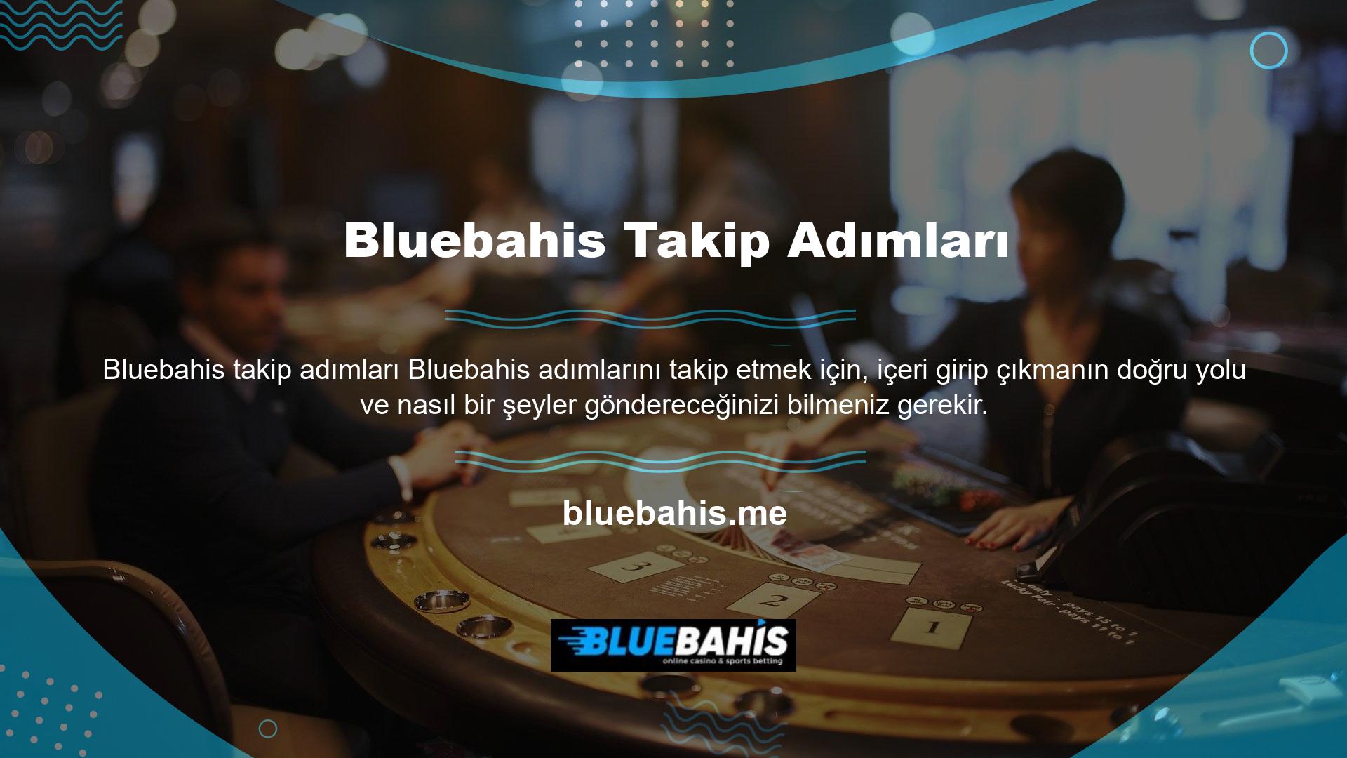 Bluebahis sadece bir web sitesi değil, bütün bir deneyim! Paranızı yatırmak ve işlemlerinizi pürüzsüz ve güvenli hale getirmek için çeşitli yollar arasından seçim yapabilirsiniz